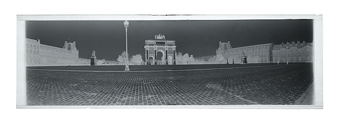 View of the Arc de Triomphe du Carrousel from the Louvre