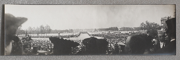 View from the Crowd of a Parade in the Place de la Concorde Slider Image 1