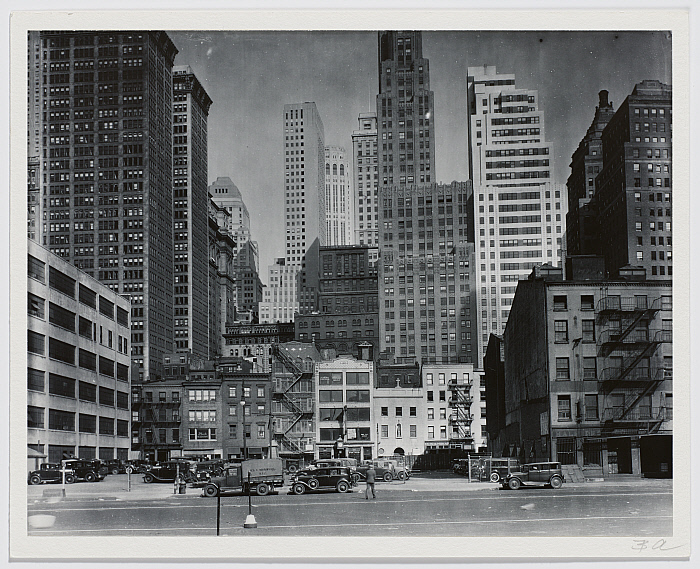 Downtown Manhattan from West Street between Rector and Morris Streets
