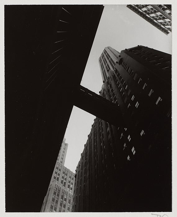 Untitled [Canyon, Stone and William Street, New York]
