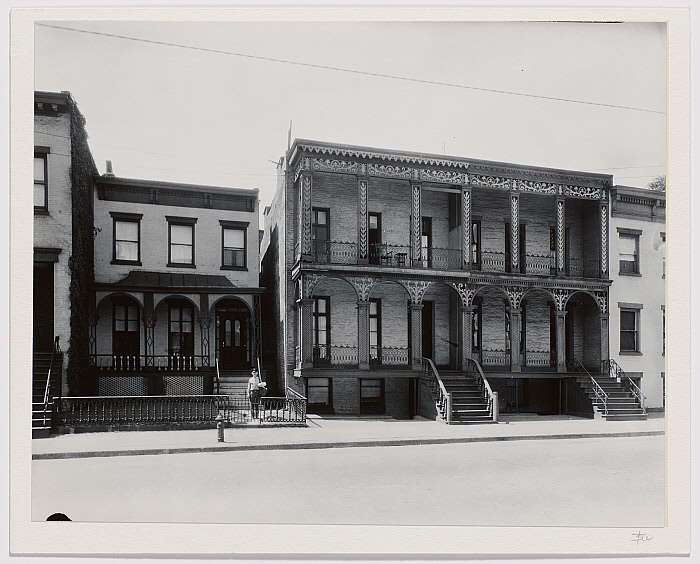 Brick Houses with Wooden Porches, 264–266 North Pearl Street, Albany, NY
