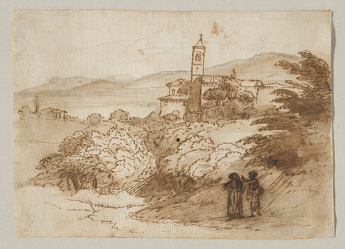 A View of Sant' Agnese Fuori le Mura