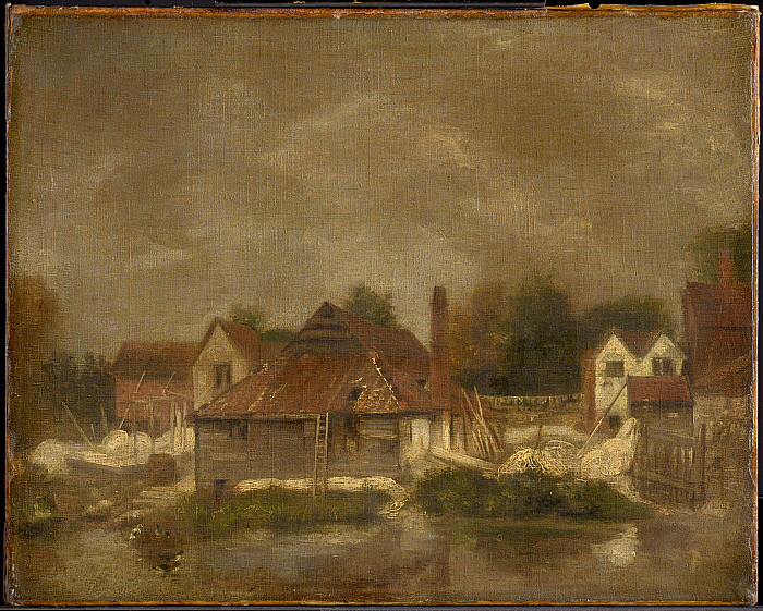 Sheds and Old Houses on the Yare