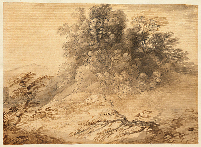 Landscape with a Clump of Trees on a Hillock