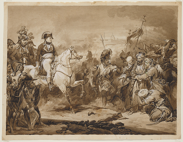 Bonaparte at the Battle of Aboukir