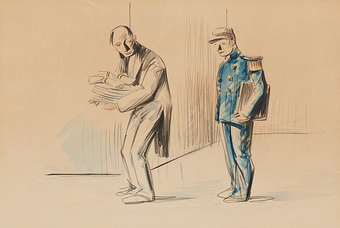 Policeman and Waiter