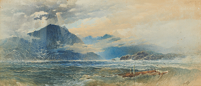 Scene on a Scottish Lake
