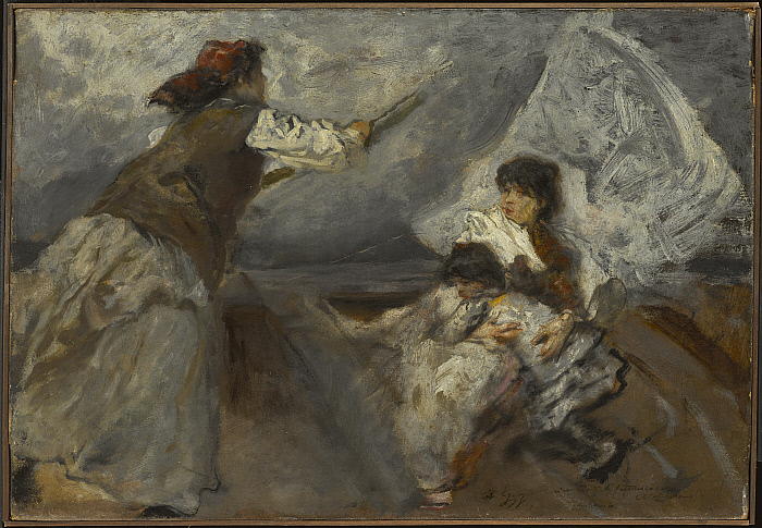 Study for Boating in the Lagoon