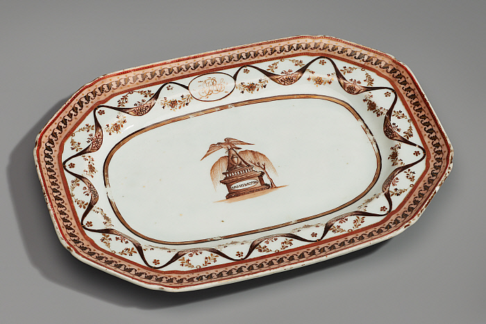 Octagonal Plate from the George Washington Memorial Service