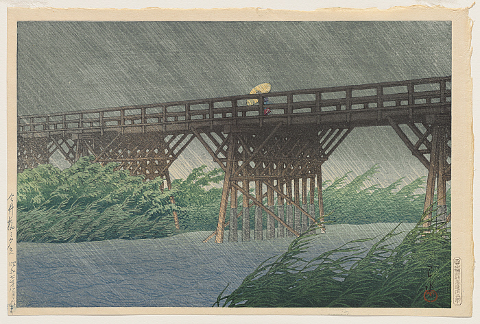 Evening Shower at Imai Bridge