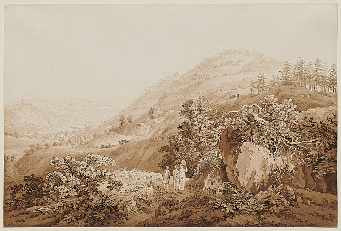 Strollers in the Hills Above Carlsbad