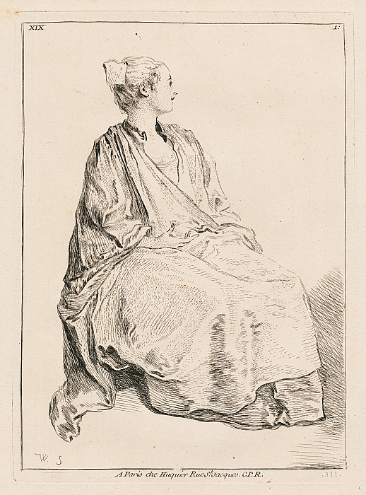Seated Woman Facing Right Slider Image 1