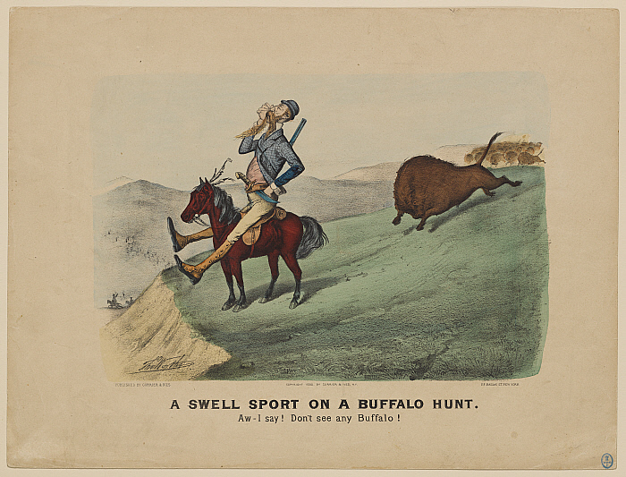 A Swell Sport on a Buffalo Hunt