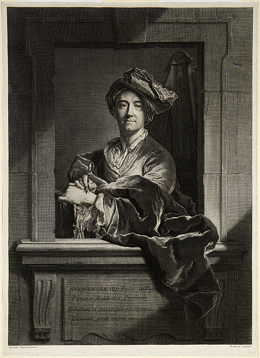 Portrait of Hyacinthe Rigaud