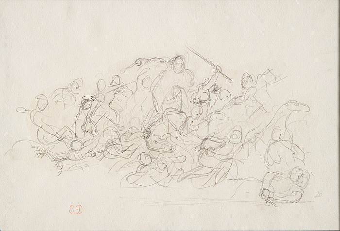 Study for The Battle of Poitiers