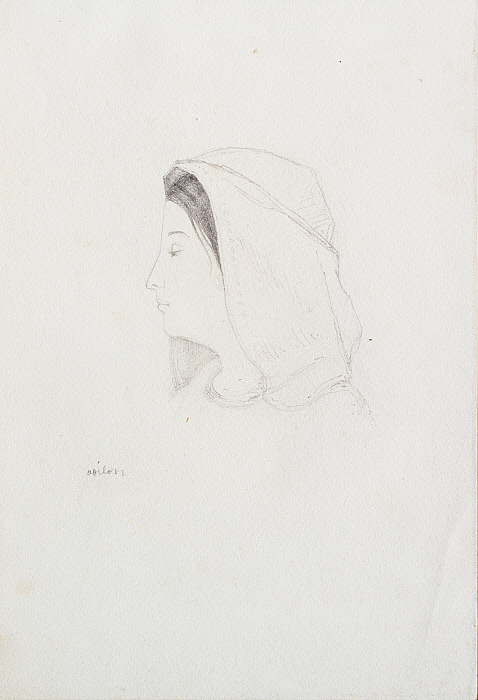Profile of a Young Peasant Woman (Jeune paysanne de profil)