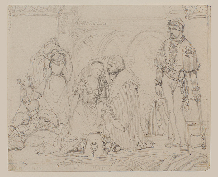 Study for [?] the Execution of Lady Jane Grey