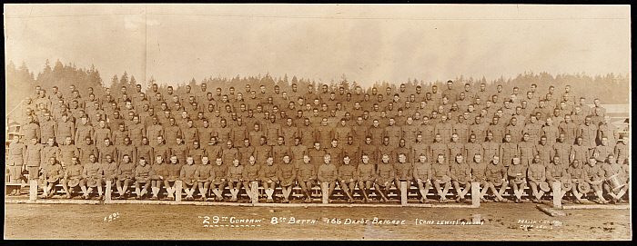 29th Company, 8th Battalion: 166 Depot Brigade, Camp Lewis, WA
