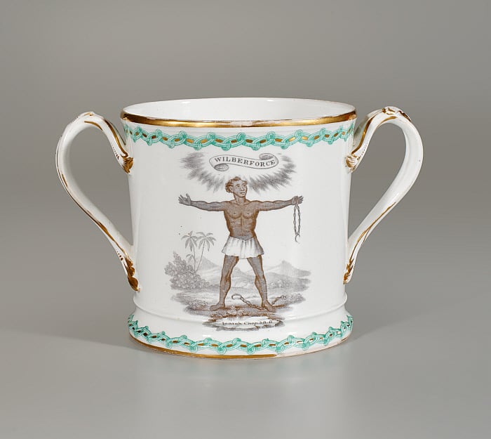 Two-handled Cup commemorating William Wilberforce and the abolition of slavery in Britain Slider Image 1
