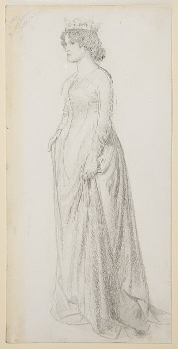 Study for Chaucer's Dream of Fair Women