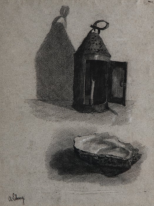 Study of an Oyster and a Lantern