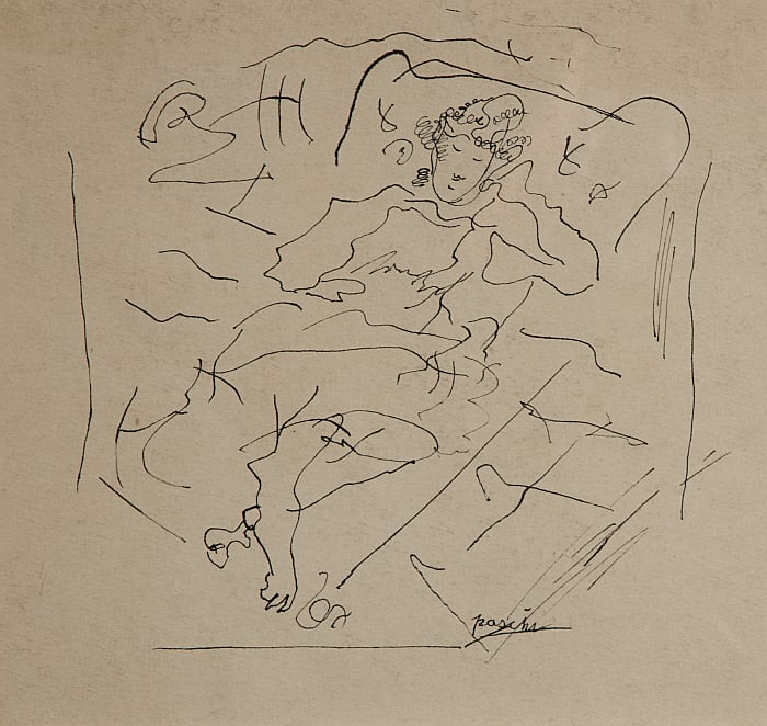 Woman in Bed