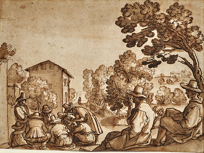 Landscape with a Group of Men