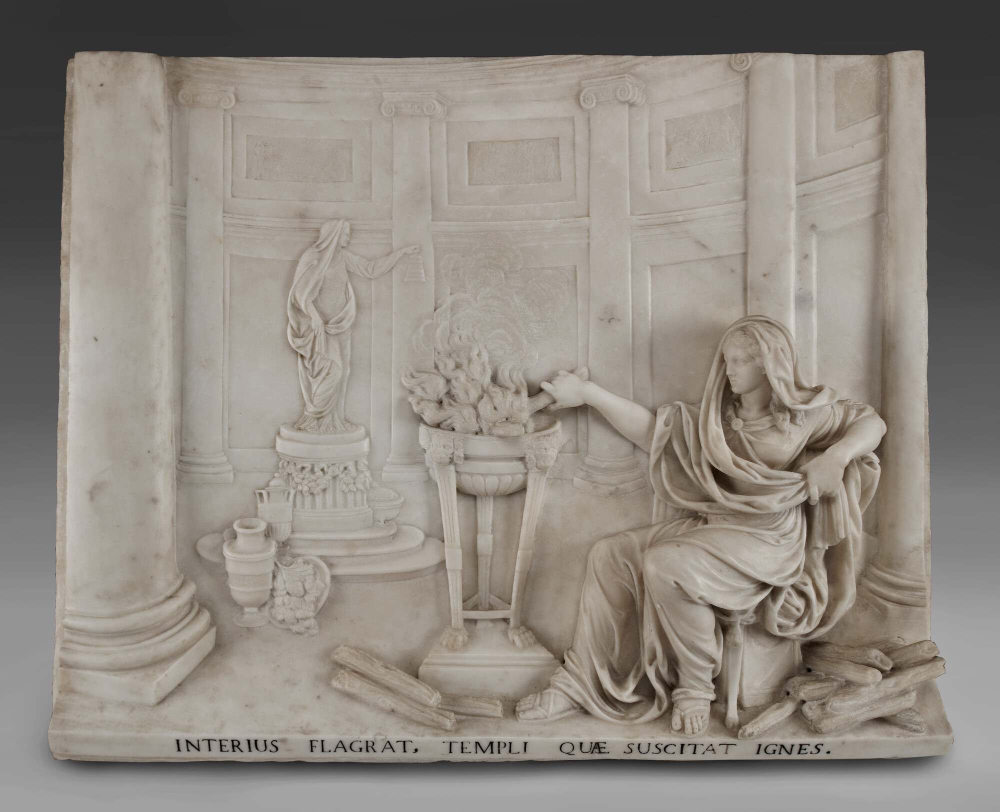 Vesta Sustaining the Temple's Fire