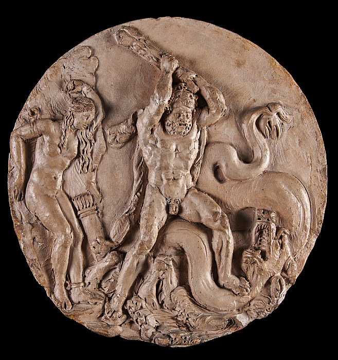 Roundel with the Labors of Hercules
