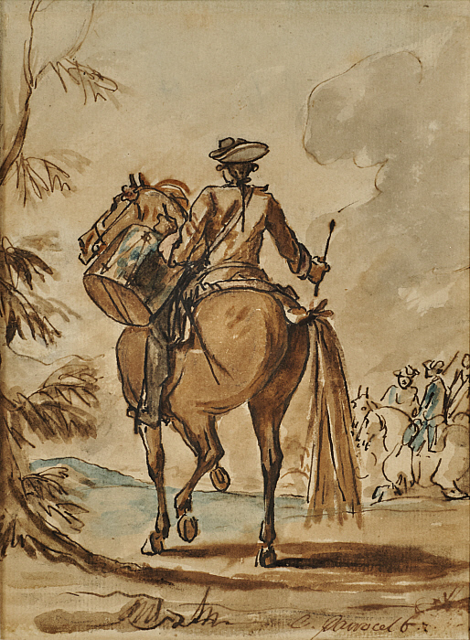A Drummer on Horseback