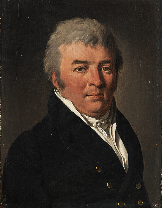 Portrait of a Man with a Buttoned Jacket Slider Image 1