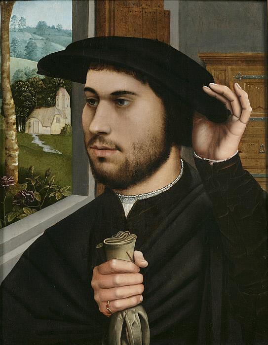 Portrait of a Man at a Window