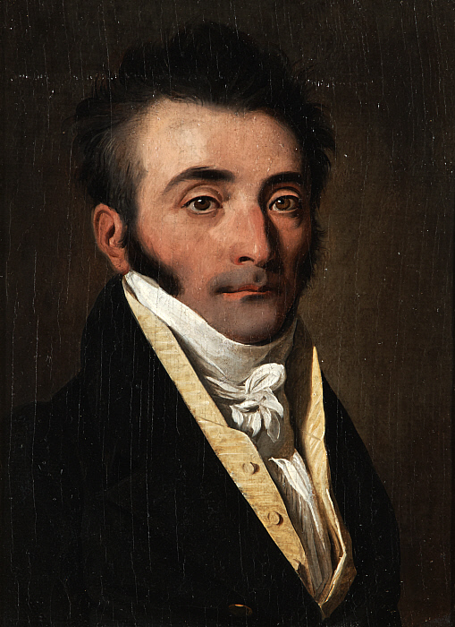 Portrait of a Man in a Yellow Vest Slider Image 1
