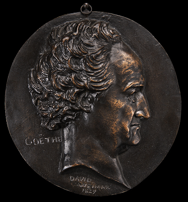 Jean Wolfgang von Goethe Portrait Medallion