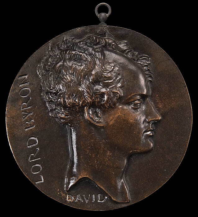 Lord Byron Portrait Medallion
