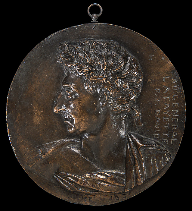 Marquis de Lafayette Portrait Medallion