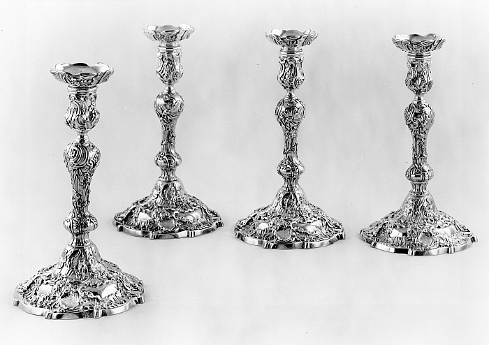 Set of Four Candlesticks