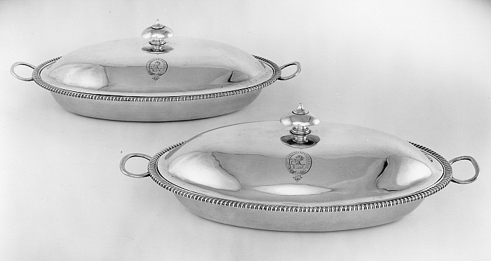 Pair of Dishes and Covers