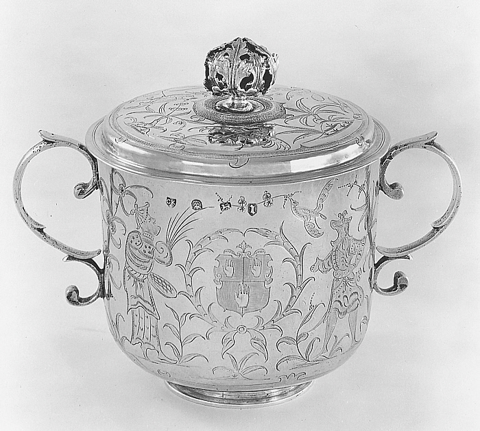 Two-Handled Cup and Cover Slider Image 2