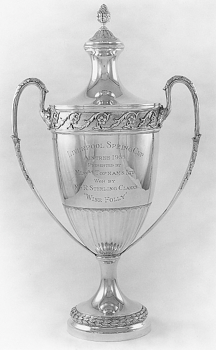 Two-Handled Cup and Cover with Wooden Stand