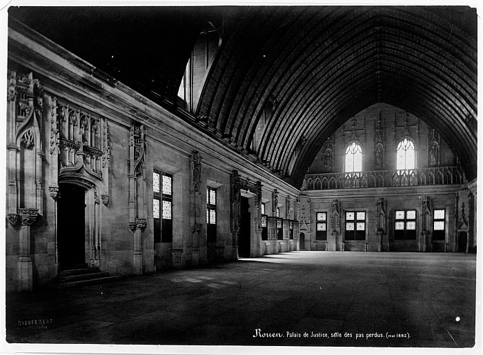 Courthouse, Rouen: Hall of Lost Steps