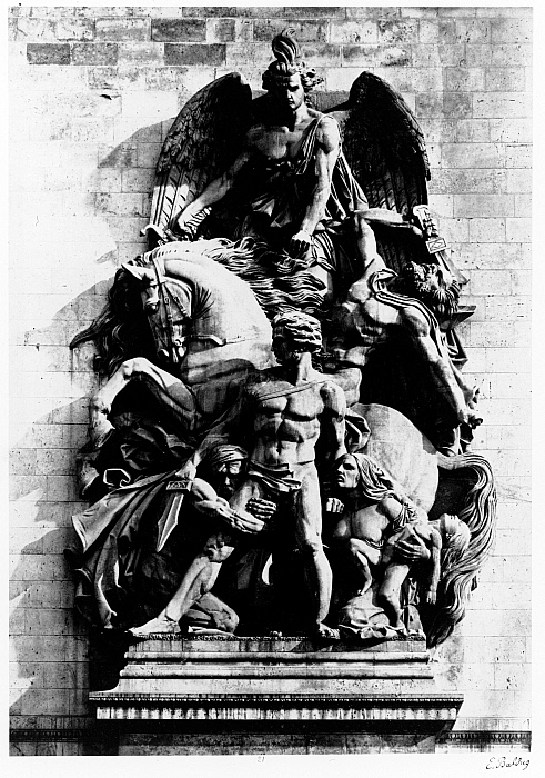 Study of Sculpture, Arc de Triomphe, Paris: La Resistance (1833-6) by Etex.