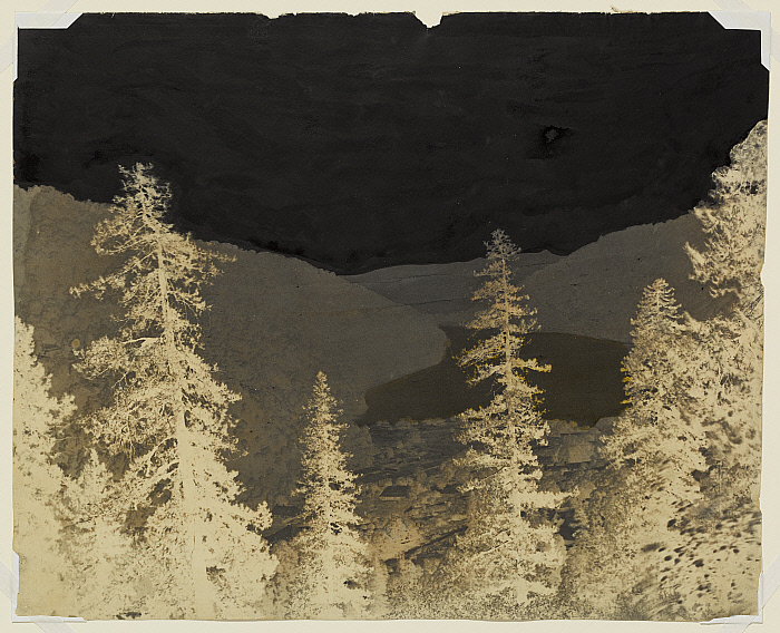 Nynee Tal, View of Lake Through Trees