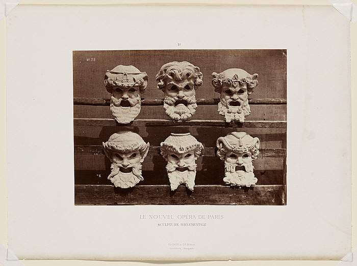 Masks for the Fireplaces in the Management Area, New Paris Opera