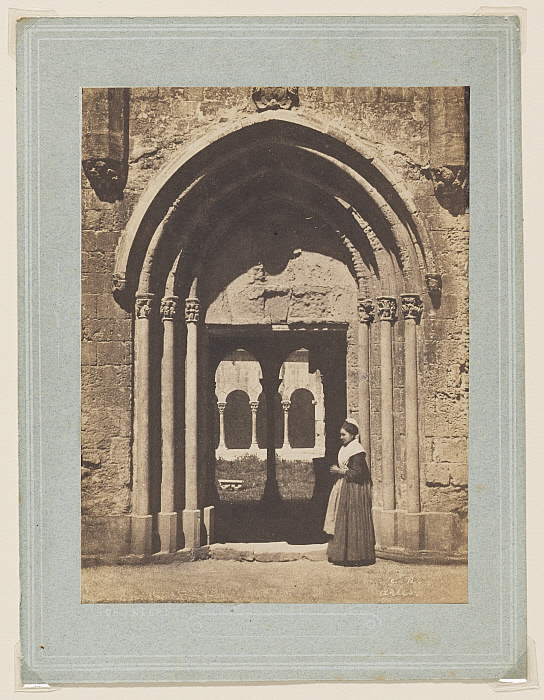 Arlesienne at the Entrance of the Cloisters of St. Trophime