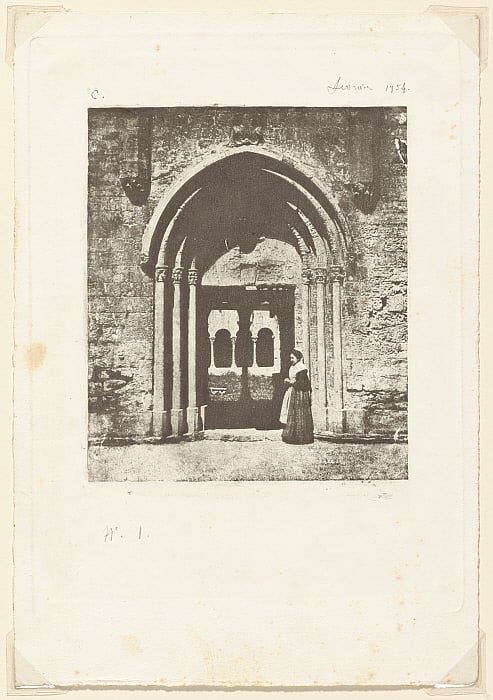 Arlesienne at the Entrance of the Cloisters of St. Trophime