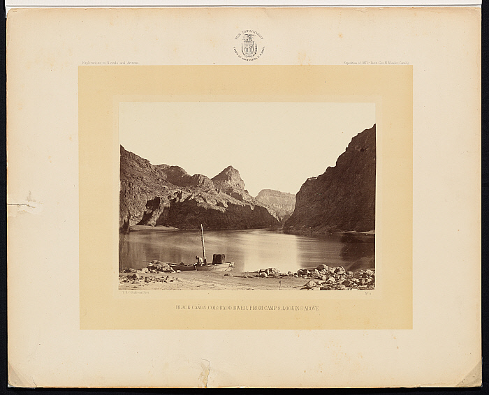 Black Caňon, Colorado River, From Camp 8, Looking Above