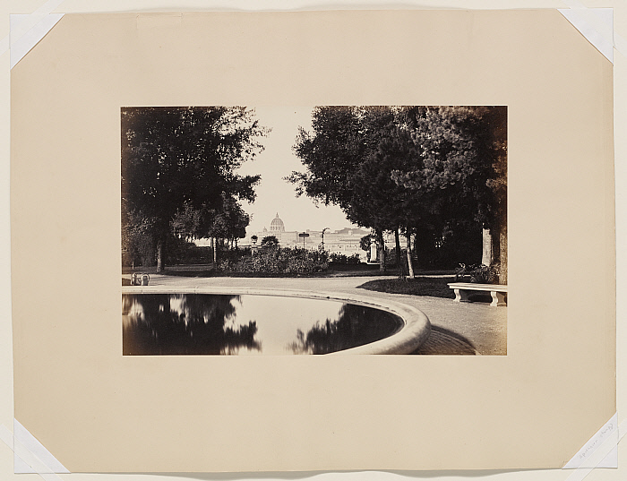 Looking Towards St. Peter’s from the French Academy, Monte Pincio