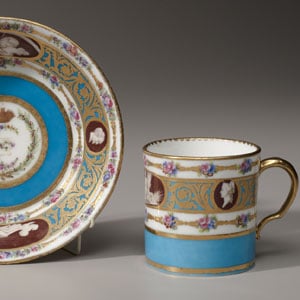 Cup and Saucer from the Catherine II Service of 1777–1779