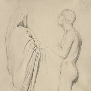 Study for "Dante and Virgil"
